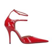 Rode Patentleren Stiletto Hakken Aldo Castagna , Red , Dames