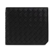 Leren portemonnee Bottega Veneta , Black , Heren