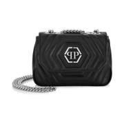 Zwarte Schoudertas voor Vrouwen Philipp Plein , Black , Dames