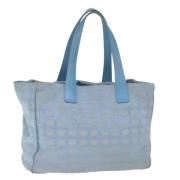 Pre-owned Nylon totes Chanel Vintage , Blue , Dames