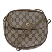 Pre-owned Canvas gucci-bags Gucci Vintage , Beige , Dames