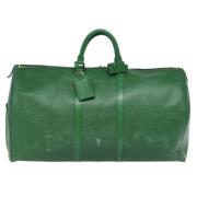 Pre-owned Leather louis-vuitton-bags Louis Vuitton Vintage , Green , D...