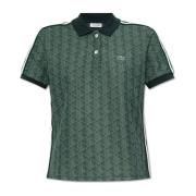 Polo met monogram Lacoste , Green , Dames