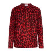 Trui met dierenmotief Alexander McQueen , Red , Heren