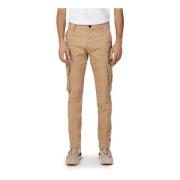 Beige Broek met Rits Sluiting Calvin Klein Jeans , Beige , Heren