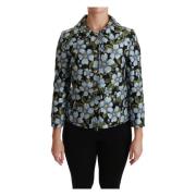 Bloemenbrokaat Blazer Mantel Jas Dolce & Gabbana , Multicolor , Dames