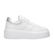 Witte Sneakers Nappa Iconische Stijl Hogan , White , Dames