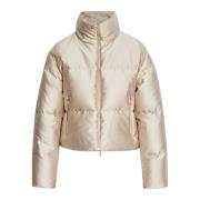 Donsjack Bonnelles Moncler , Beige , Dames