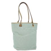 Pre-owned Canvas totes Gucci Vintage , Blue , Dames