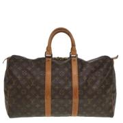 Pre-owned Canvas louis-vuitton-bags Louis Vuitton Vintage , Brown , Da...