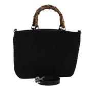 Pre-owned Canvas gucci-bags Gucci Vintage , Black , Dames