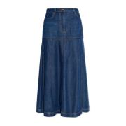 Denim rok Munthe , Blue , Dames