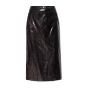 Rok met split Alexander McQueen , Black , Dames