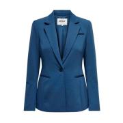 Peach Langemouw Fit Blazer Only , Blue , Dames