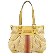 Pre-owned Canvas celine-bags Celine Vintage , Beige , Dames