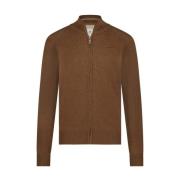 Effen Rits Vest State of Art , Brown , Heren