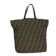 Pre-owned Canvas totes Fendi Vintage , Brown , Dames