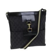 Pre-owned Canvas gucci-bags Gucci Vintage , Black , Dames