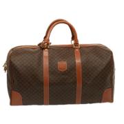 Pre-owned Leather travel-bags Celine Vintage , Brown , Dames