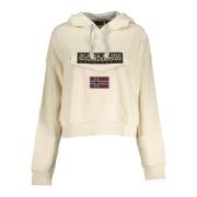 Capuchontrui Beige Lange Mouwen Napapijri , Beige , Dames