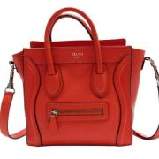 Pre-owned Leather celine-bags Celine Vintage , Orange , Dames