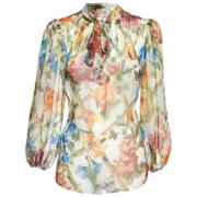 Pre-owned Silk tops Dolce & Gabbana Pre-owned , Multicolor , Dames