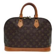 Pre-owned Canvas louis-vuitton-bags Louis Vuitton Vintage , Brown , Da...