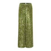 Groene ReyanaSZ Broek Calla Stijl Saint Tropez , Green , Dames