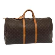 Pre-owned Canvas handbags Louis Vuitton Vintage , Brown , Dames