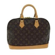 Pre-owned Canvas louis-vuitton-bags Louis Vuitton Vintage , Brown , Da...