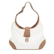 Pre-owned Canvas handbags Burberry Vintage , White , Dames