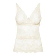 DaisySZ Kant Top Ice Saint Tropez , White , Dames