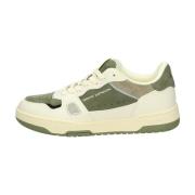 Lage Top Sneakers Crime London , Green , Heren