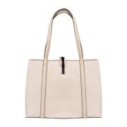 Elegante Twee-Compartiment Tas Liu Jo , Beige , Dames