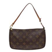 Pre-owned Canvas louis-vuitton-bags Louis Vuitton Vintage , Brown , Da...