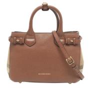 Pre-owned Fabric totes Burberry Vintage , Brown , Dames