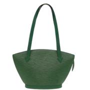 Pre-owned Leather louis-vuitton-bags Louis Vuitton Vintage , Green , D...