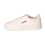 Leren Low-Top Sneaker met Iconische Details Autry , White , Heren