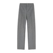 Gekreukelde broek Moncler , Gray , Dames