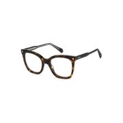 Klassieke Havana Zonnebril Polaroid , Brown , Unisex