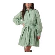 Gebloemde Mint Jurk Y.a.s , Green , Dames