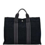 Pre-owned Canvas handbags Hermès Vintage , Black , Dames