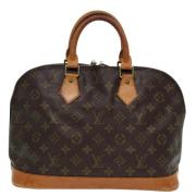 Pre-owned Canvas handbags Louis Vuitton Vintage , Brown , Dames