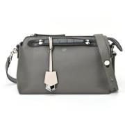 Pre-owned Leather fendi-bags Fendi Vintage , Gray , Dames