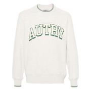 Girocollo Logo College Sweatshirt Autry , White , Heren