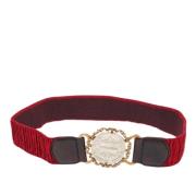 Pre-owned Fabric belts Dolce & Gabbana Pre-owned , Red , Dames