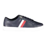 Blauwe Sportieve Veterschoenen met Contrastdetails Tommy Hilfiger , Bl...