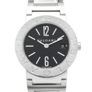 Pre-owned Stainless Steel watches Bvlgari Vintage , Gray , Dames