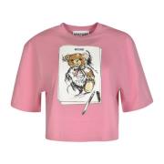 Stijlvolle T-shirts en Polos Moschino , Pink , Dames