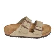 Beige Sandalen voor Zomer Outfits Birkenstock , Beige , Unisex